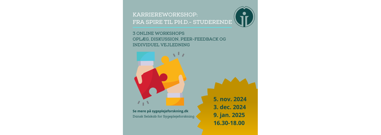 Karriereworkshop: Fra spire til ph.d.- studerende 2024-2025