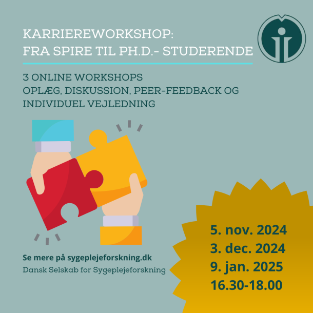 Karriereworkshop: Fra spire til ph.d.- studerende 2024-2025